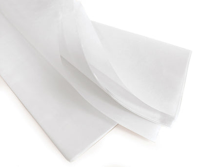 SET 24 coli 50x75 cm hartie matase ALB