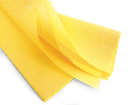 SET 24 coli 50x75 cm hartie matase GALBEN