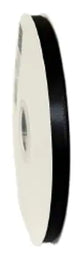 Panglica satin neagra 030  9 mm