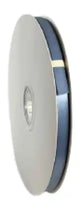 Panglica satin antique blue  9 mm