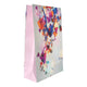Punga cadou de hartie mare cu model forme geometrice