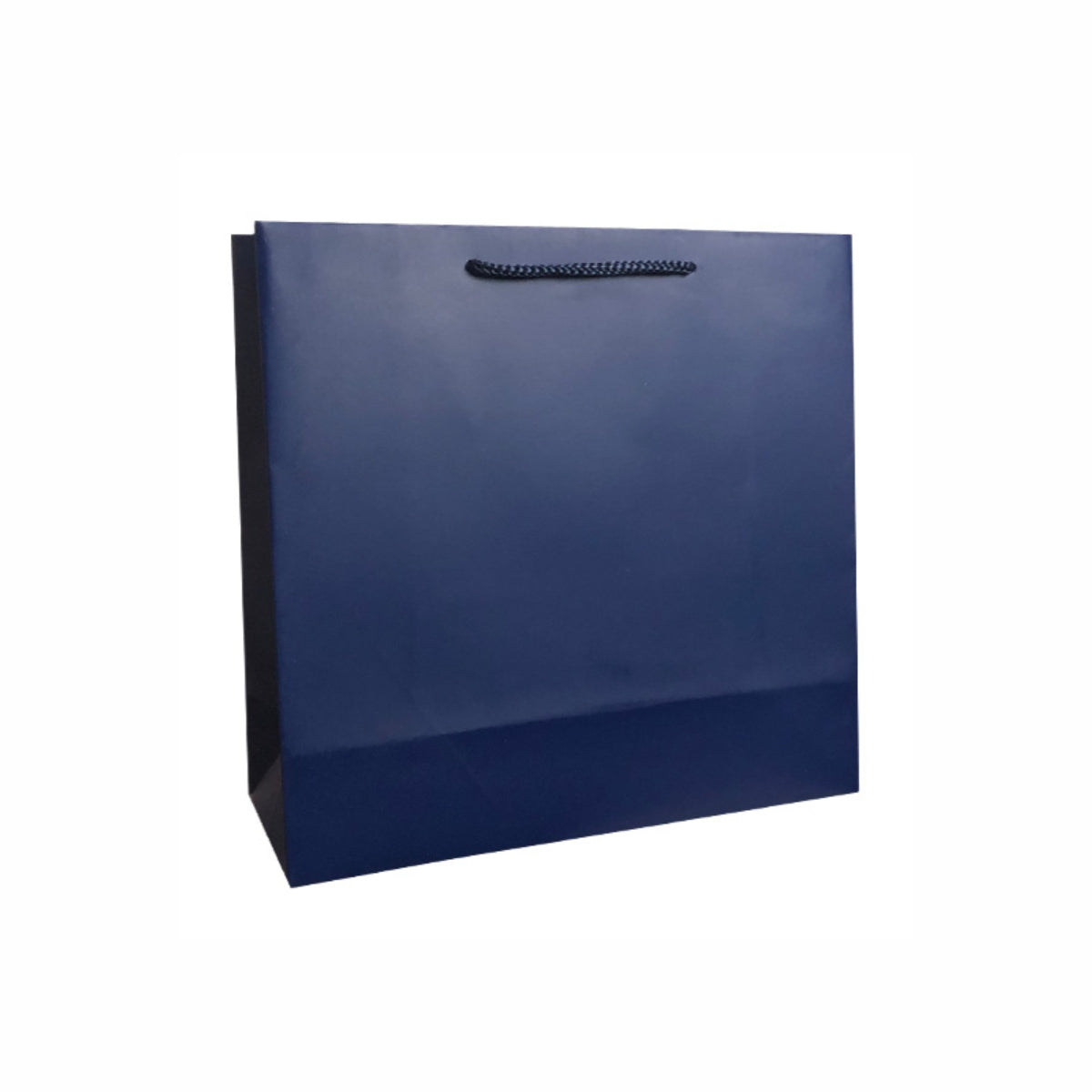 Punga cadou de hartie uni patrata BLEUMARIN